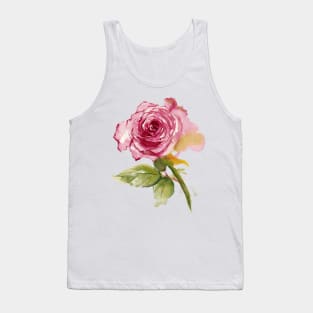 Pink Rose 2 Tank Top